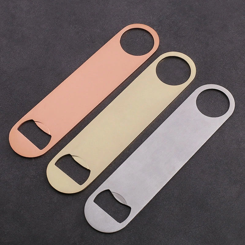 Wholesale Promotional Stainless Gold Silver Copper Openers Custom Logo Beer Bottle Opener