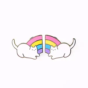 Baby Cat enamel pin badges