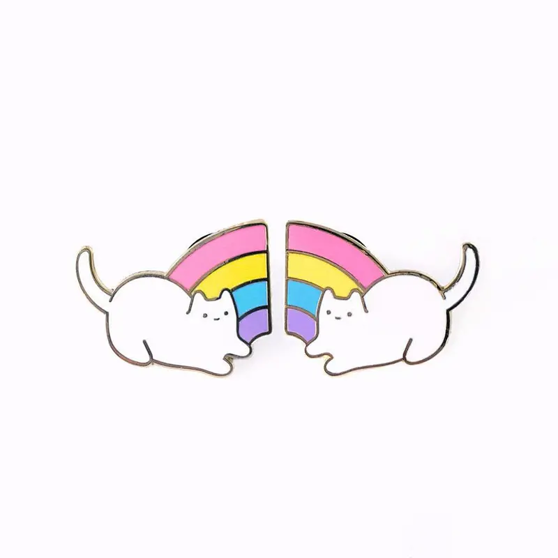 Baby Cat enamel pin badges