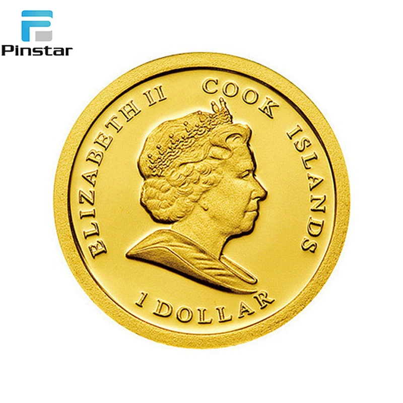 Manufacture high level coins custom gold coins 24k