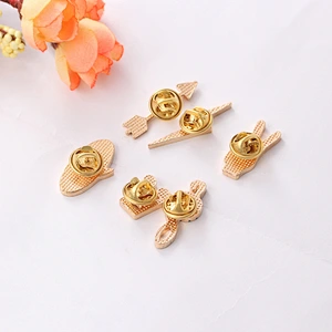 Music Note Lightning Gesture Arrow Lapel Brooch Pin