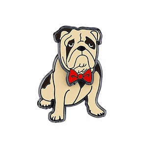 1.25 inches french bulldog design gold plating lapel pin