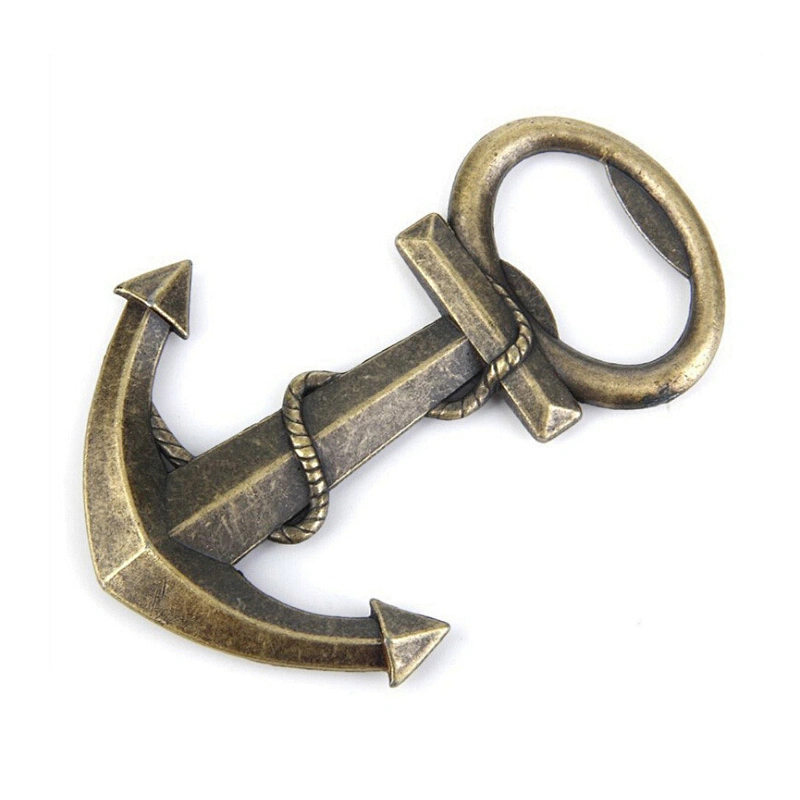 Wholesale vintage cheap antique metal anchor bottle opener