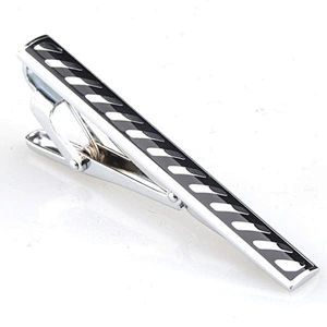 Promotional Stainless Steel Simple Skinny Silver Wholesale Tie Bar