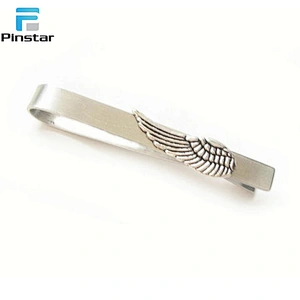 Factory Supply Custom Stainless Steel Wing Tie Clip