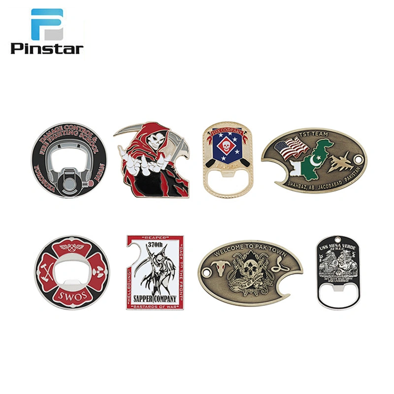 Great convenient carried black outdoor round zinc ring bottle opener cap catcher