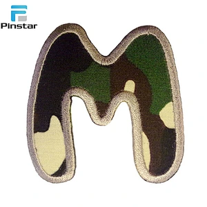 Custom Camouflage Letter Patches For Clothing