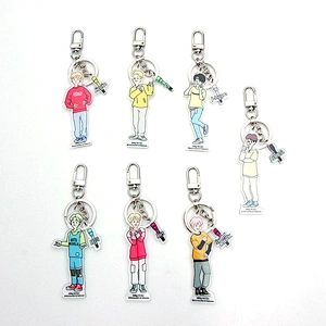 Factory Making Kpop Idol Team Souvenir Gift Cartoon Anime BTS Customized Acrylic Keychains
