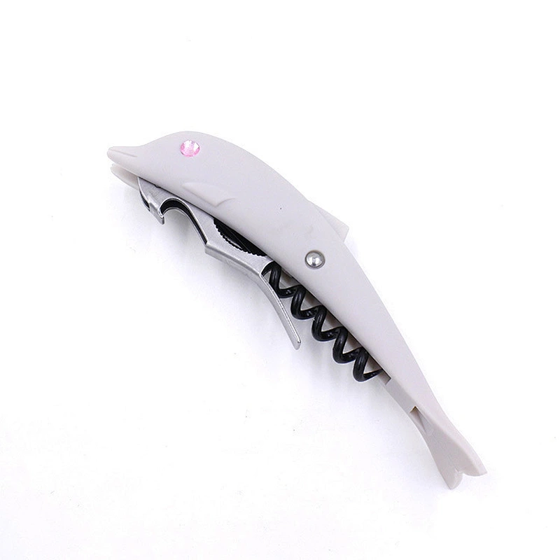 Wholesale cheap dolphin shape wine bottle opener