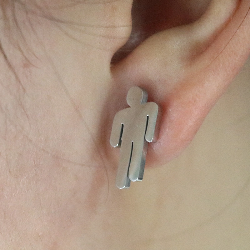 Billie Eilish Stainless Steel Minimalist Stud Earrings