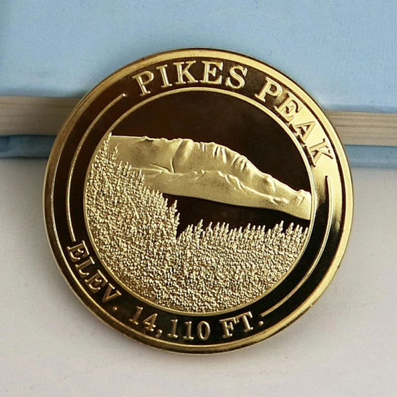 Factory Making Cheap Promotional High Quality Custom Company Brand Logo Shiny Gold Coins