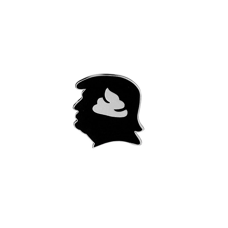 Custom Zinc Alloy Celebrity Head Portrait Enamel Pin Manufacturer