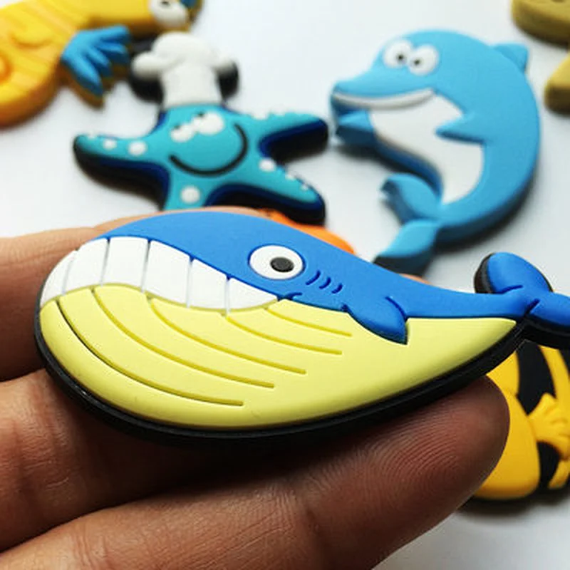 Custom Marine Fish 3D PVC Fridge Magnet