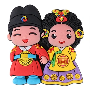 2018 promotional gifts Korean couple souvenir fridge magnet