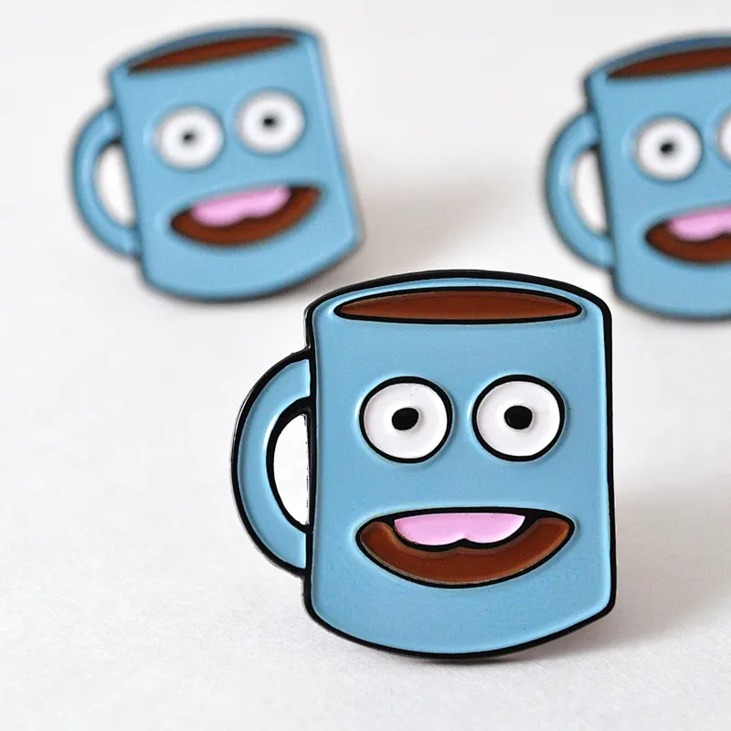 Custom COFFEE SERIES  metal enamel pin badges