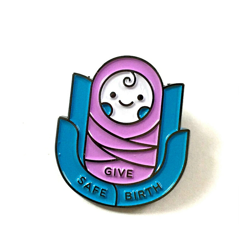 Suzhou Custom Soft Enamel Gold Plated Magnetic Lapel Pin