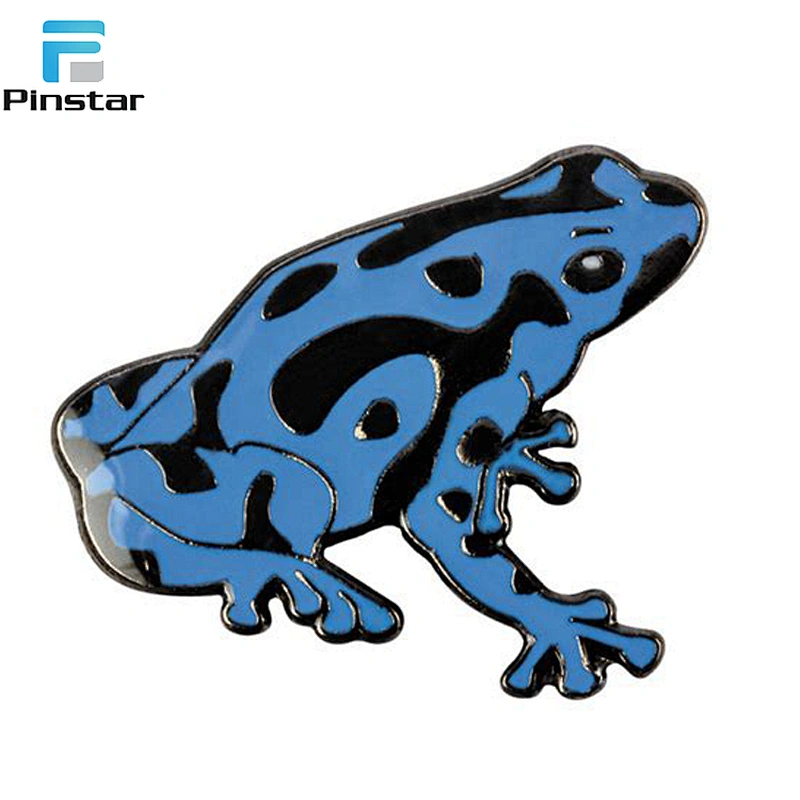 High quality custom metal grasshopper soft enamel lapel pin badge