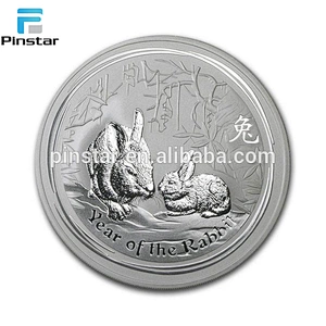 Manufacture high quality metal coins custom silver coin