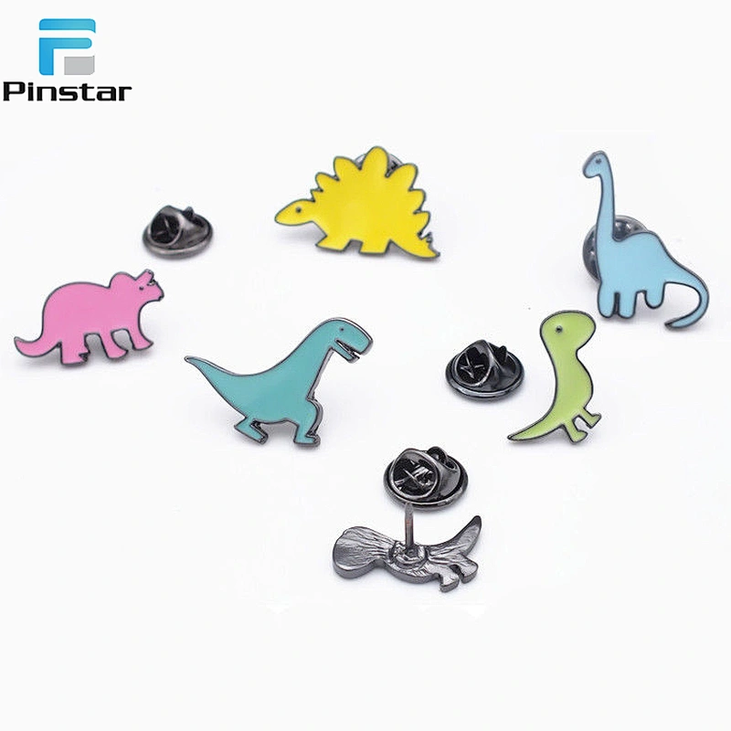 Small Dinosaurs Kids Shirt Collar Jeans Bag Brooch Pin