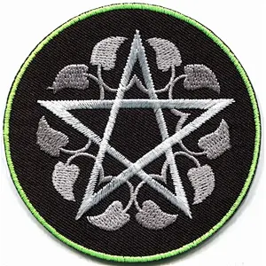 pentagram pentacle witchcraft custom iron on patches