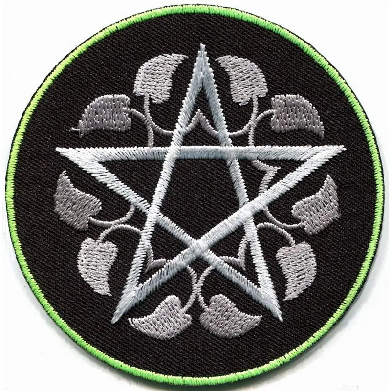 pentagram pentacle witchcraft custom iron on patches