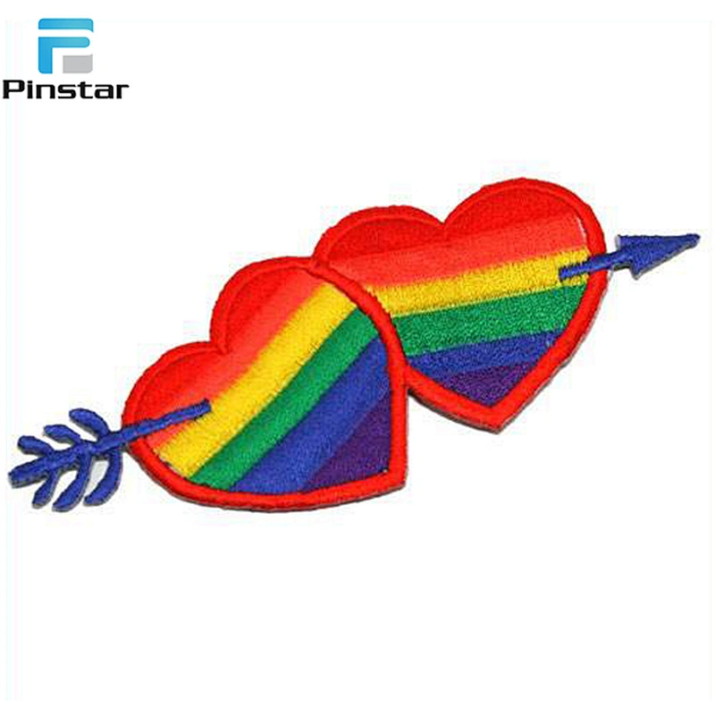 China patch factory custom iron patch sticker embroidery
