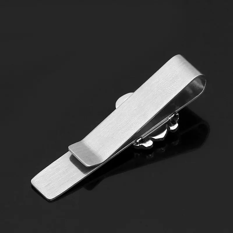 China manufacturers wholesale blank cheap gold metal custom logo men tie bar clips with packaging box