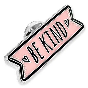 Wholesale Customized Letter Hard Enamel Pin Metal Badge