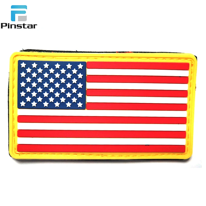 3D PVC Morale Tactical soft Rubber Custom PVC Patch