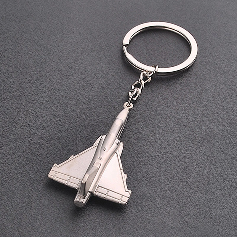 Bulk 3D metal airplane key chain for wholesale