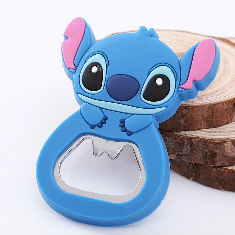 Wholesale Animal Bear Design Custom PVC Bottle Opener