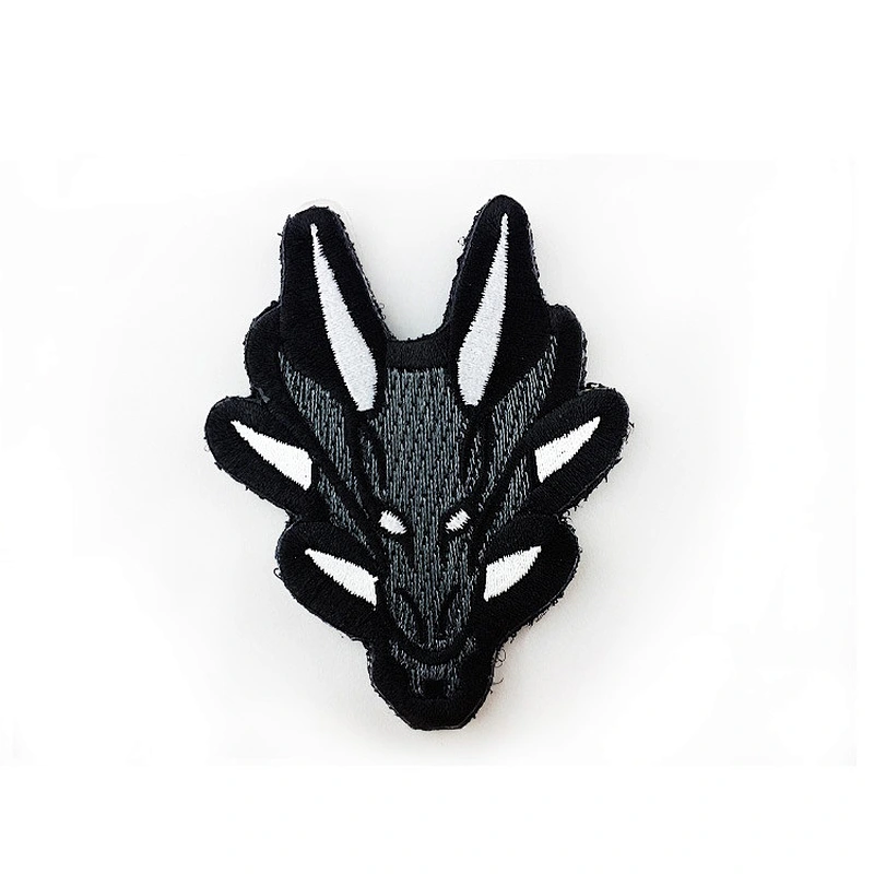 Customized high quality popular dragon embroidery patch