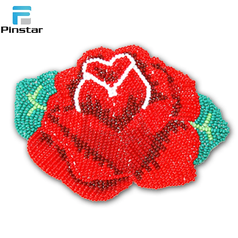 Latest beaded embroidery sequin butterfly patches for blouses decoration