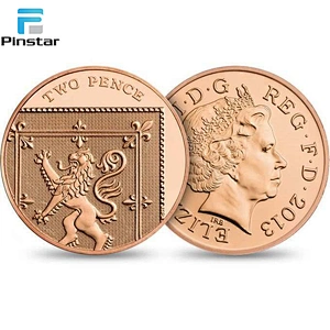High level quality coins Factory custom gold plated coin