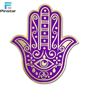 Wholesale Custom Metal Christian Praying Hands Shaped Lapel Pins