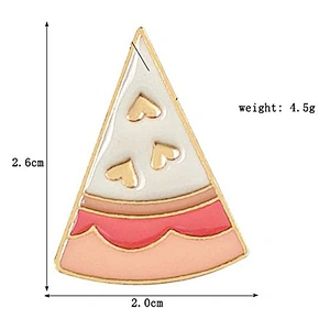 Pizza Enamel Pins Brooches Cartoon Brooch Badges for Bag Backpacks Jackets Hat Accessories Clothing Jewelry