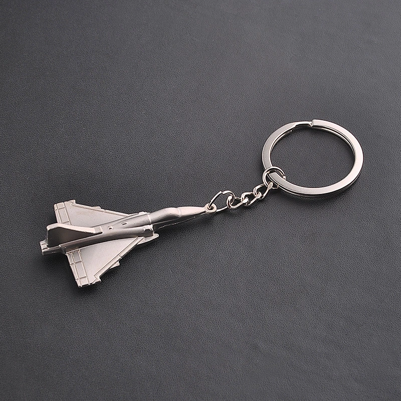 Bulk 3D metal airplane key chain for wholesale