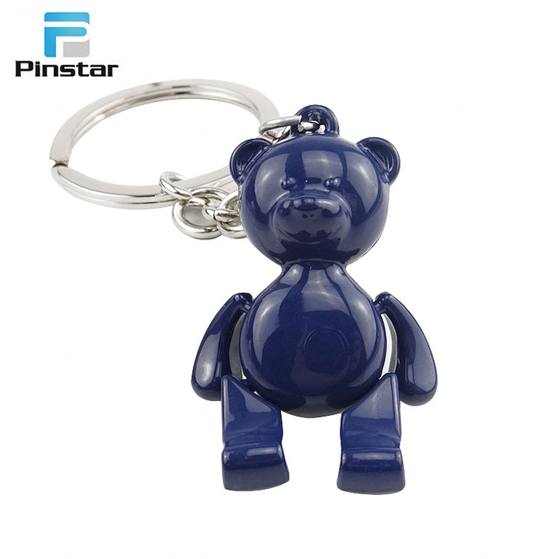Cheap customized promotional souvenir engraved 3d cat metal keychains