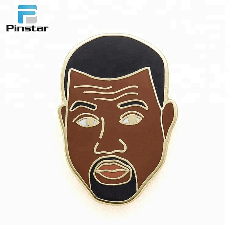 Custom made 3d metal character logo lapel pin badge