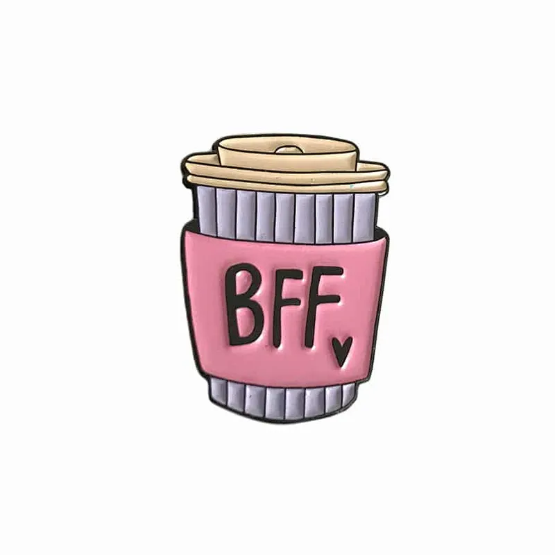 Custom COFFEE SERIES  metal enamel pin badges