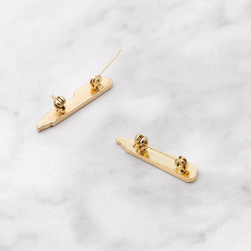 Pen Shaped Enamel Pin with Words Mightier