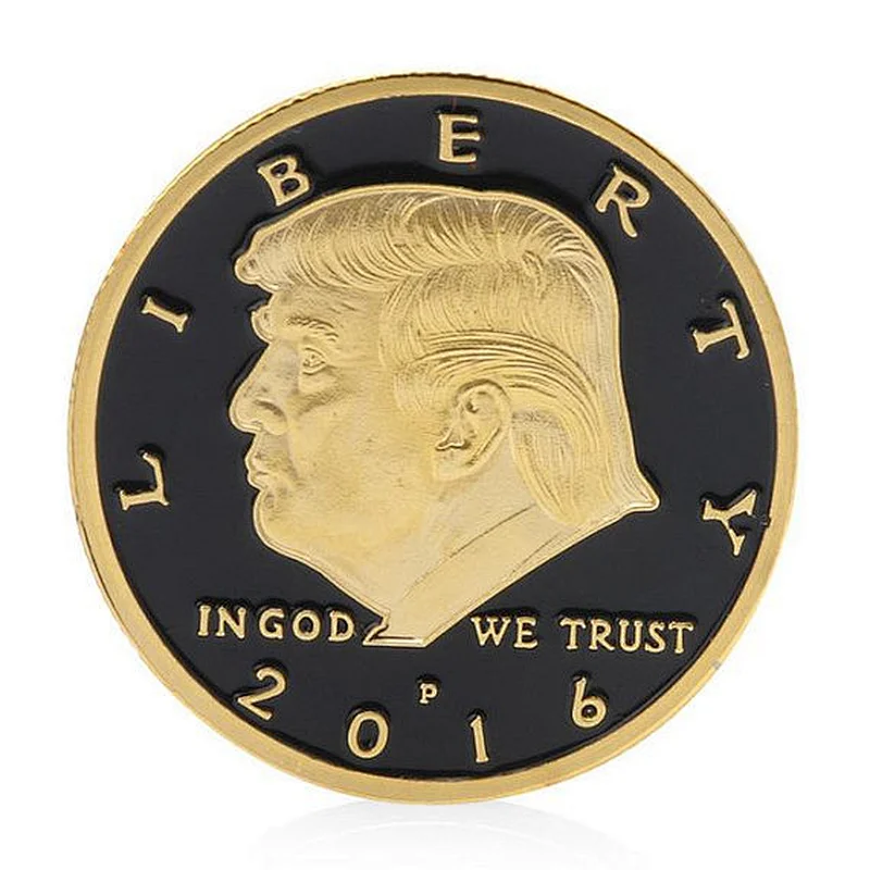 Wholesale gift United states Trump custom metal antique challenge coins