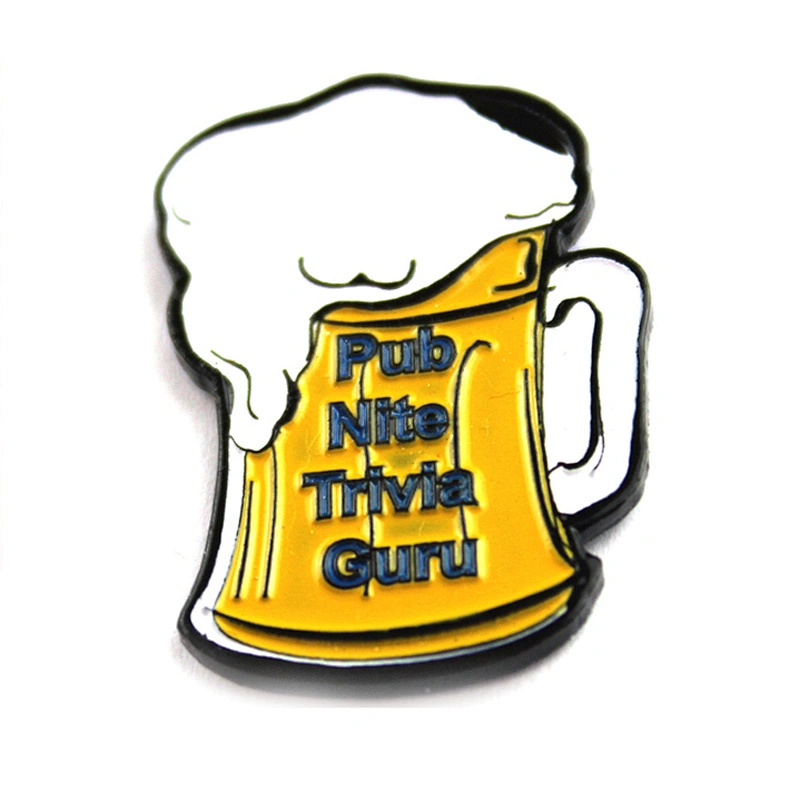 Unique Enamel Coffee Mug Cup Button Lapel Pin Manufacturers China