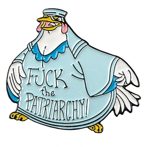 Custom Cartoon Rooster Soft Enamel Metal Lapel Pin