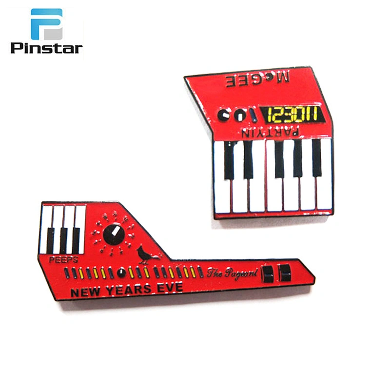 Oem diy soft enamel die casting metal badge lapel pin