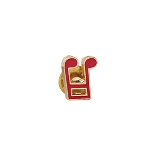 Music Note Lightning Gesture Arrow Lapel Brooch Pin