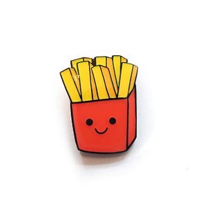Hundreds Nice design food enamel lapel pin for cloth decoration