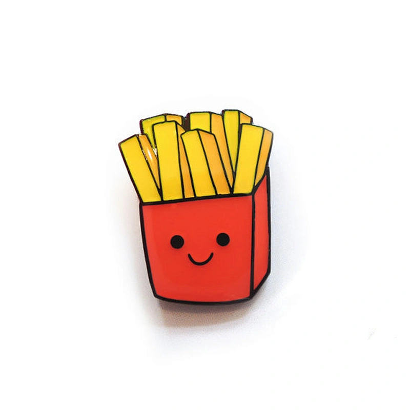 Hundreds Nice design food enamel lapel pin for cloth decoration