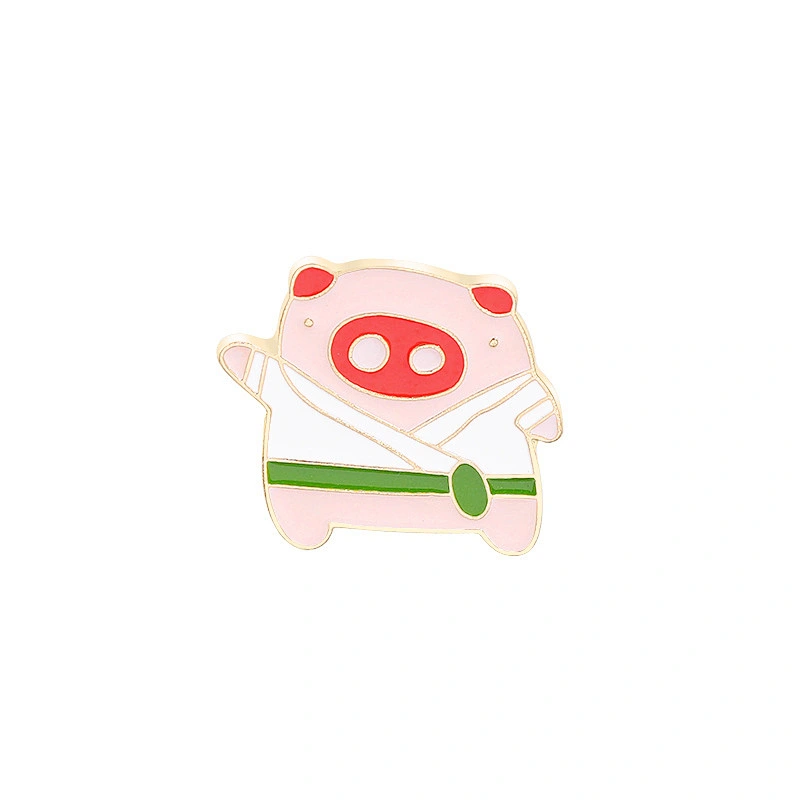 Rabbit Hippo Cat Pig Animal Lapel Pin