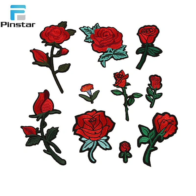 China embroidery patch factory custom iron on appliques